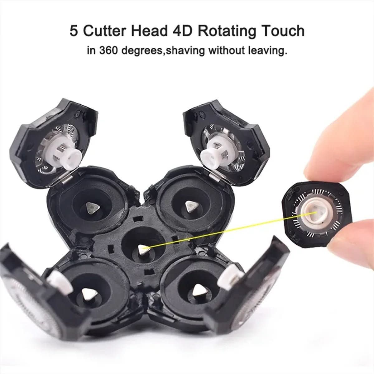 FlexTrim Pro 5-In-1 Trimmer With Floating Shaving Heads And Accessories
