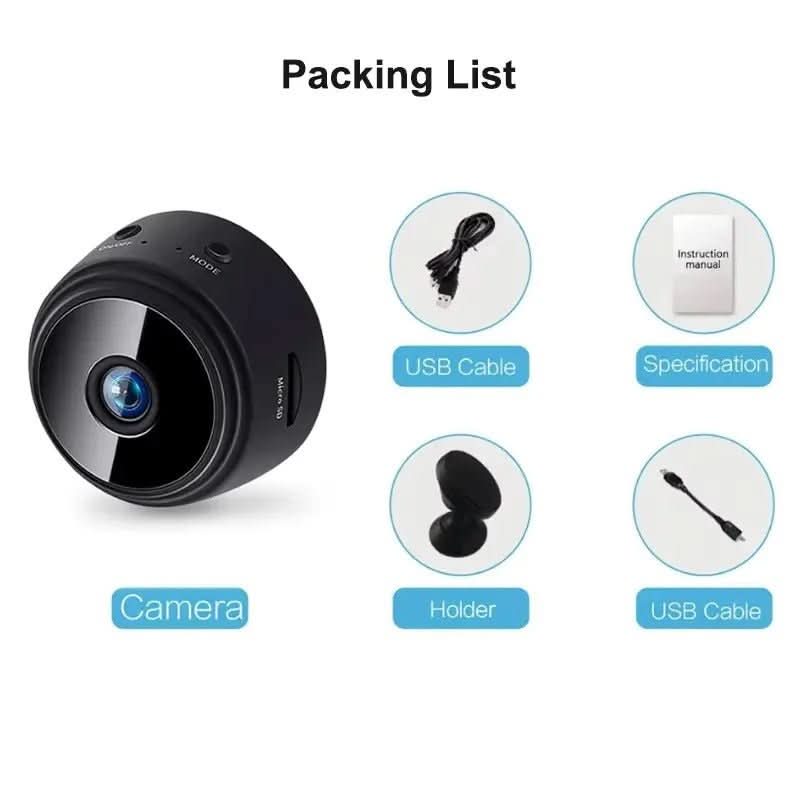 NovaCam Mini kompaktní bezpečnostní kamera 1080P s nočním viděním a ovládáním přes aplikaci