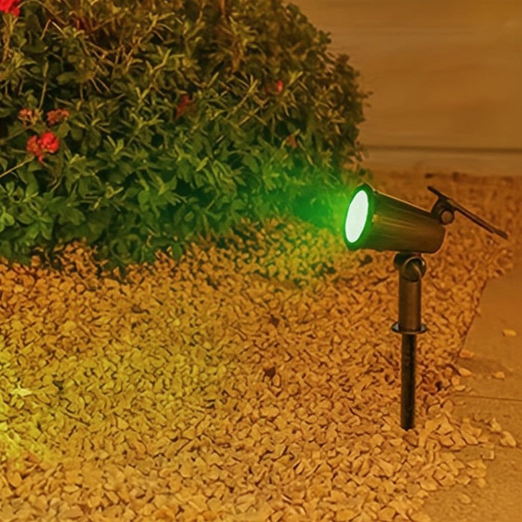 RGB Solar Spotlight Set for Trees and Backyard Decor