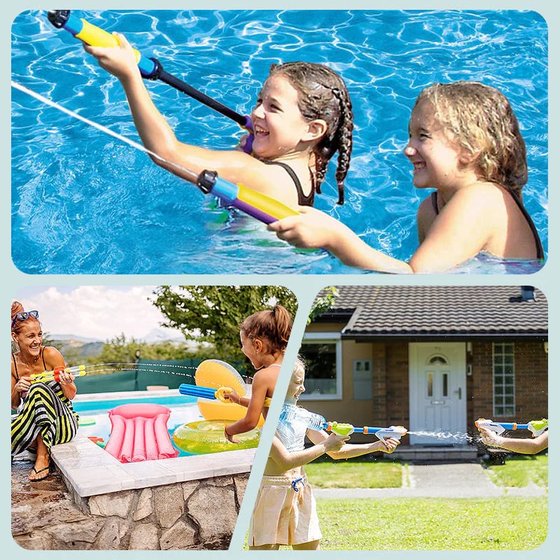Lança-Água Retrátil para Brincadeiras de Verão Empolgantes