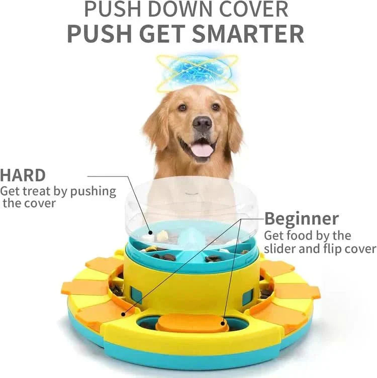NibbleNook Interactive Anti Gulping Bowl for Dogs and Cats