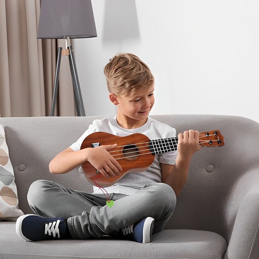 LuminaPlay Montessori Ukulele Toy For Little Hands Kids