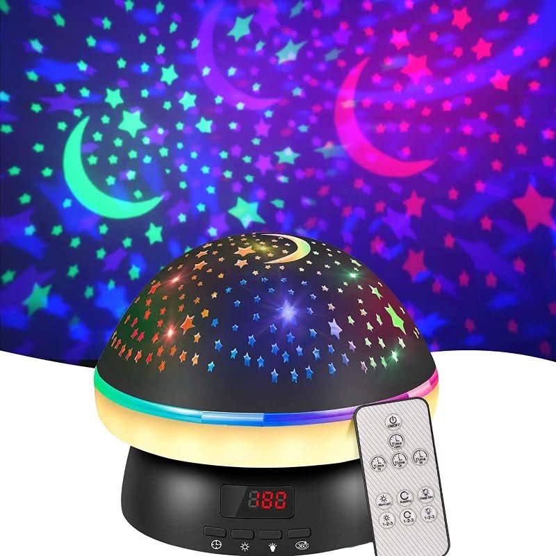 Projektor Gwiazd LumaStar Magic z 16 kolorami i timerem