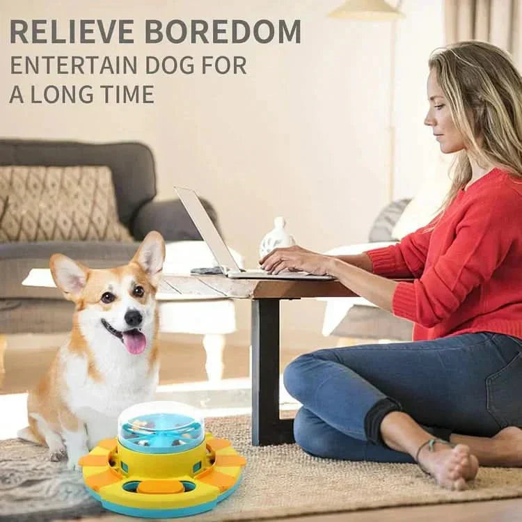 NibbleNook Interactive Anti Gulping Bowl for Dogs and Cats