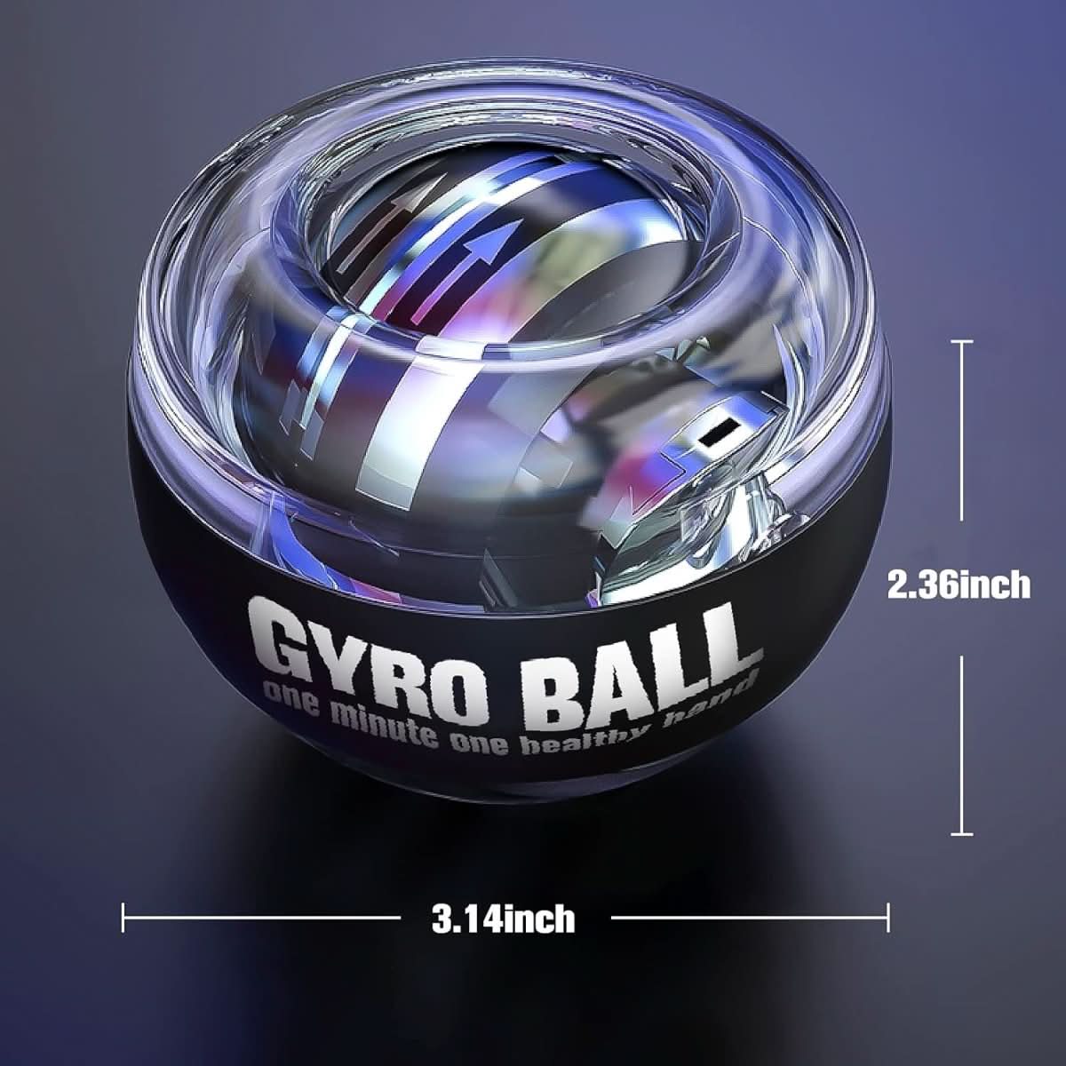 VigorGyro Self Starting Forearm Trainer With Gyroscopic Resistance