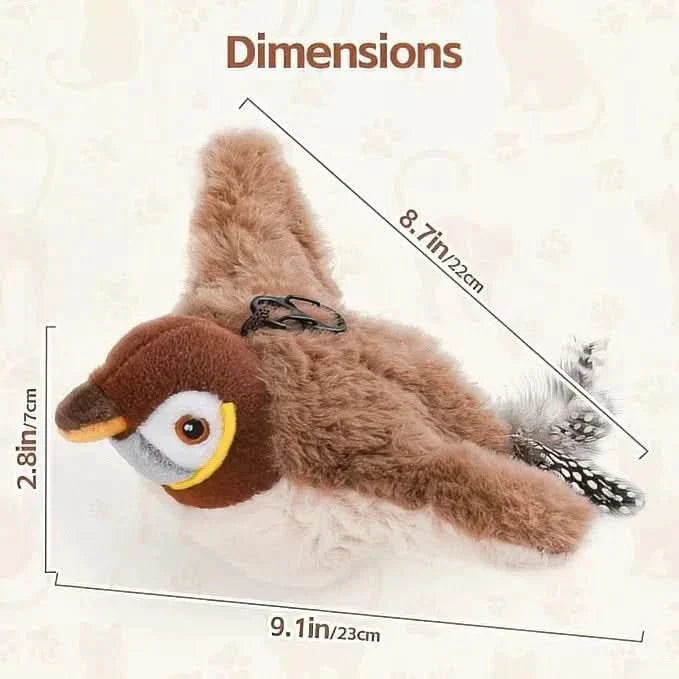 PurrPulse Interactive Plush Cat Toy For Energetic Cats