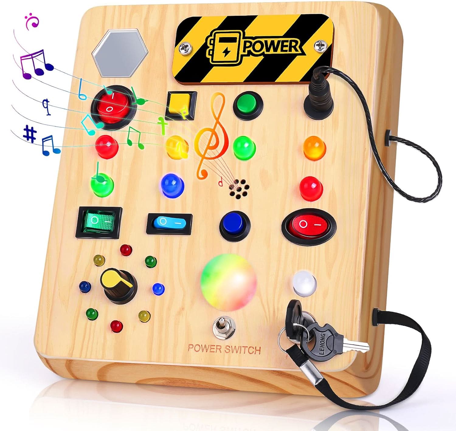 MelodyNest EduPlay Zábavná tabule pro učení hudby pro batolata od 1 roku a výše
