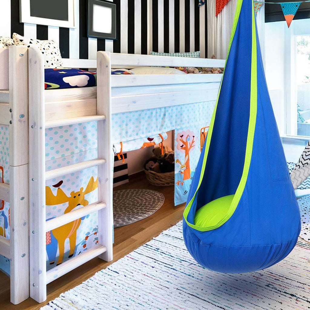 Cadeira Suspensa Infantil com Almofada para Uso Interior e Exterior