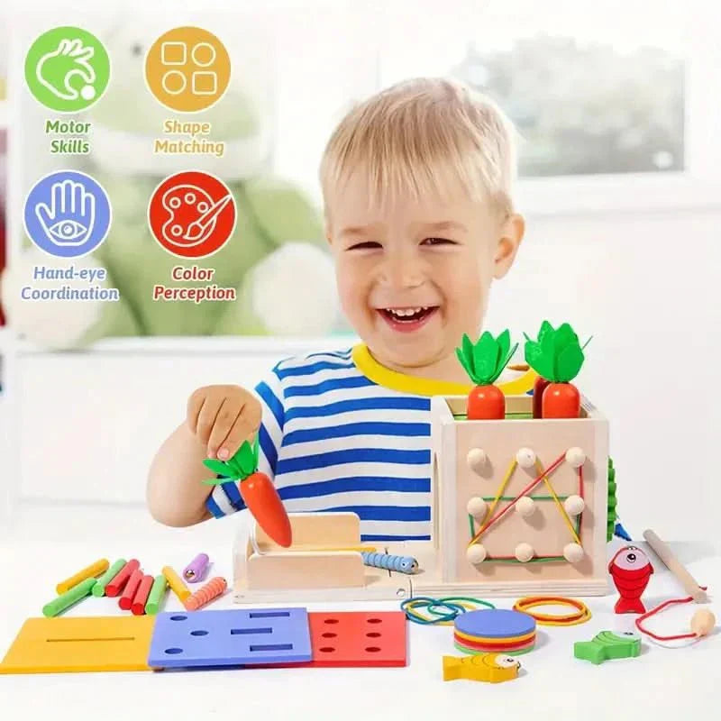 NovaTrail PlayCube: 8-In-1 Montessori Baby Play Box For Development And Creativity