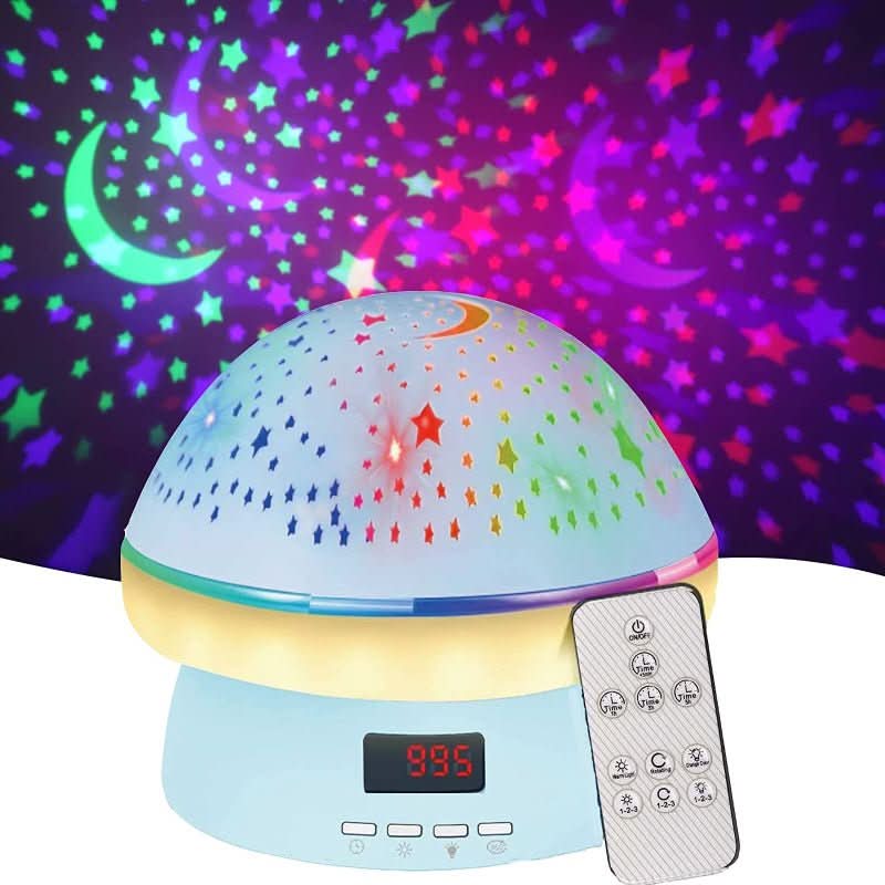 Projektor Gwiazd LumaStar Magic z 16 kolorami i timerem