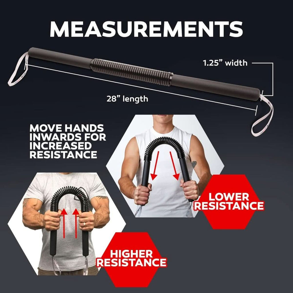 FlexForge Adjustable Training Bar For Effective Upper Body Training At Home