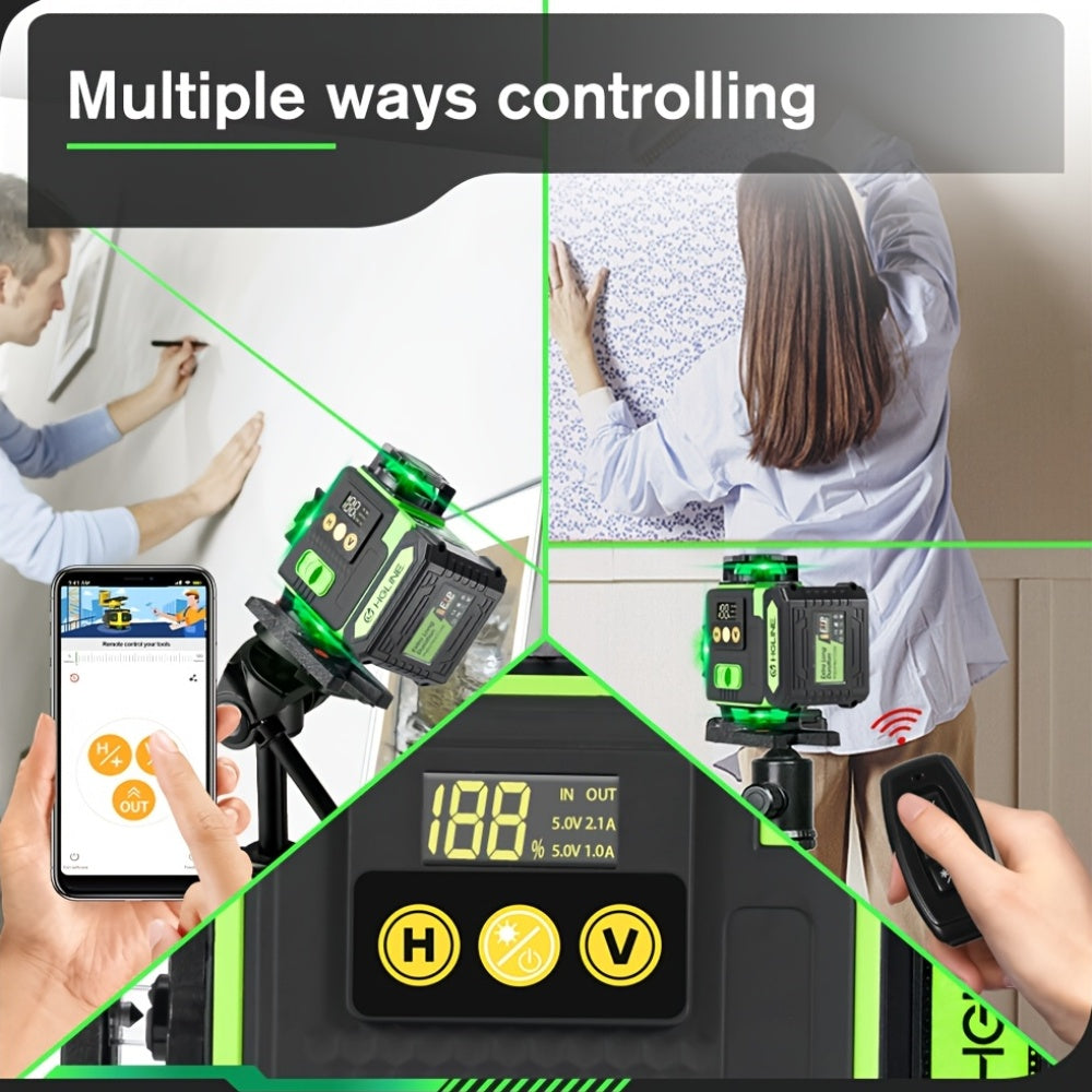360 Laser Level Tool for Precision Construction Alignment