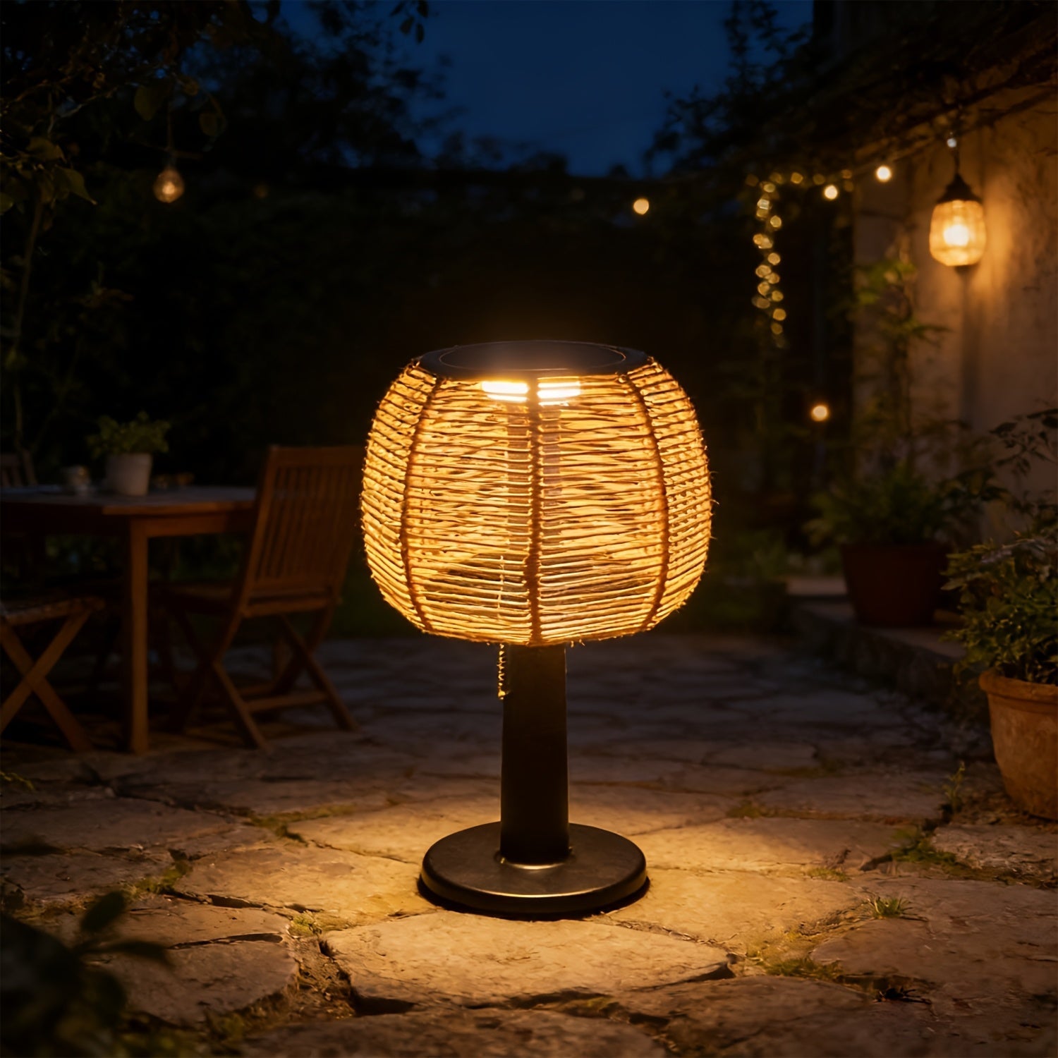 Vintage Solar Garden Lantern