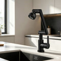 Universal Rotating Faucet with Flexible Extension Arm