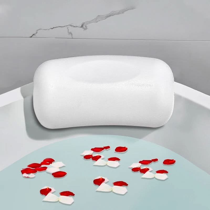 SereneNest Premium Bath Pillow Ergonomic And Non-Slip For Relaxing Baths