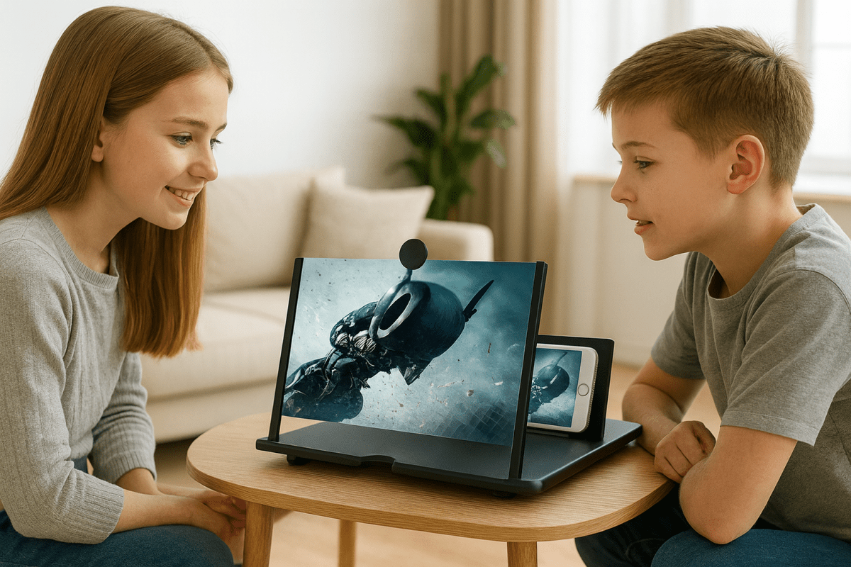 VistaFold Foldable HD Screen Magnifier for Smartphones
