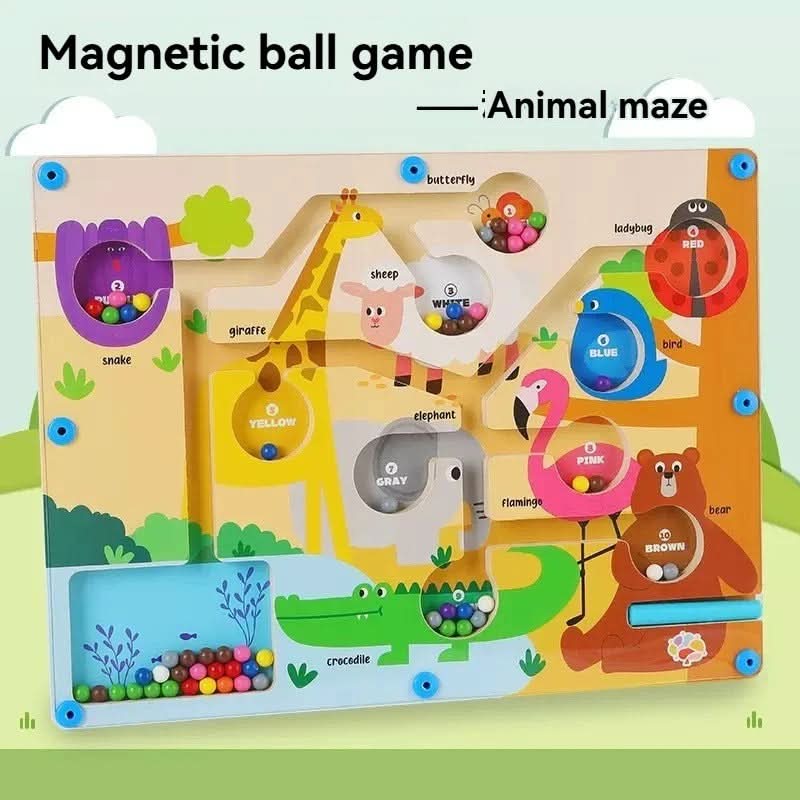 HueQuest Magnetic Color and Number Game for Kids Aged 3 and Up