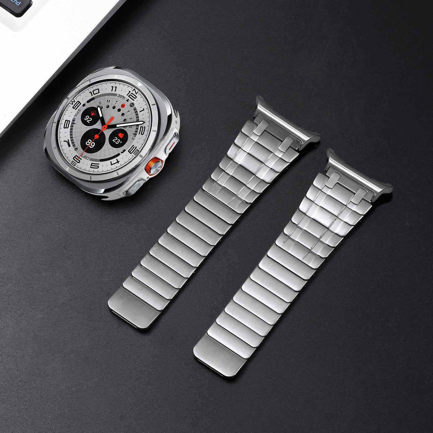AP Frostet Rustfrit Stål Magnetisk Rem til Samsung Watch 7 Ultra | Fervei