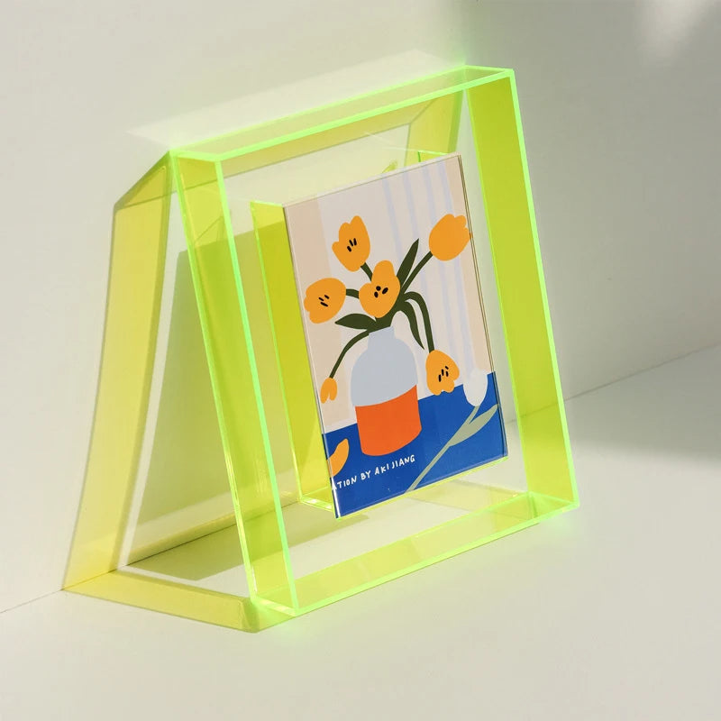 ColorPop Neon Frame For Photos And Art On Desk Or Wall At Home
