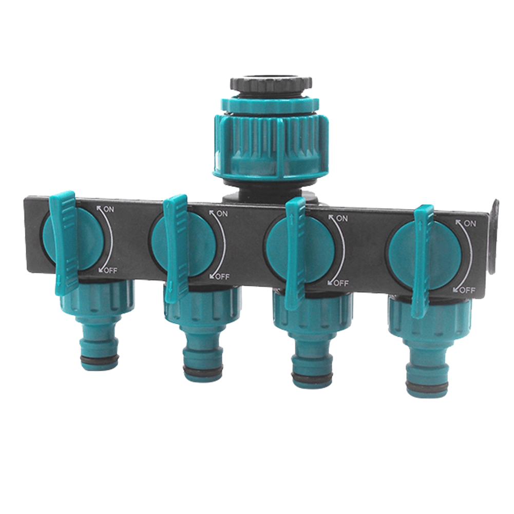 AquaFlow čtyřcestný rozdělovač zahradní hadice pro flexibilní zavlažování