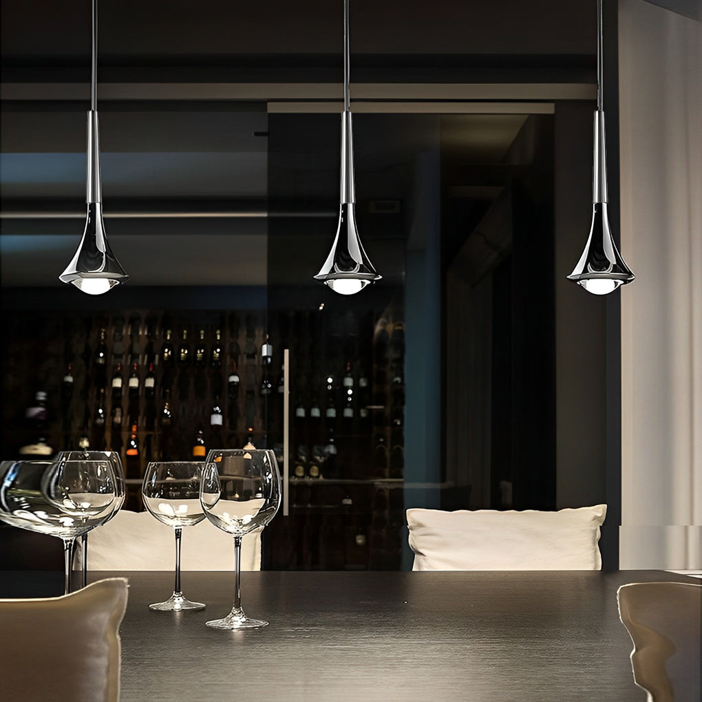 AquaLight Scandinavian Pendant Lamp In Water Drop Form Light