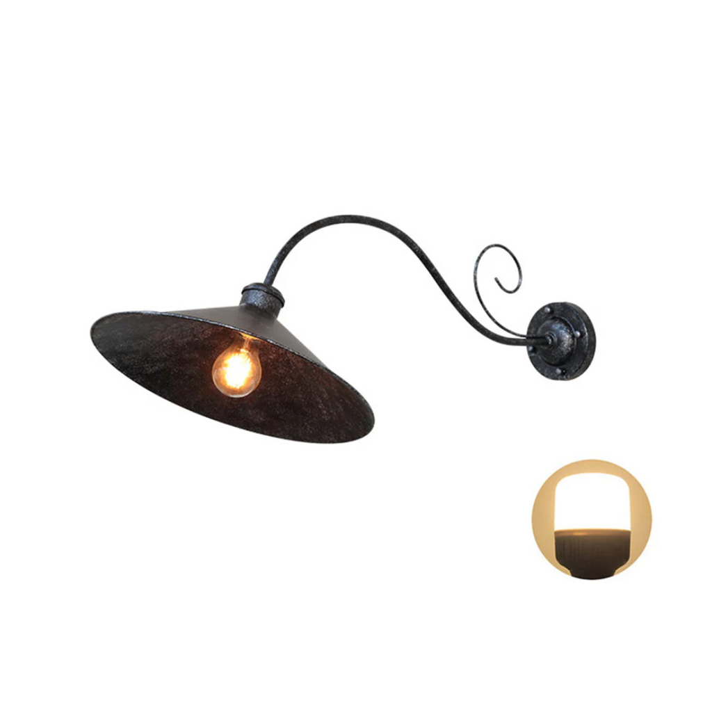 Vintage Outdoor Wall Light From Brightoak With IP65 LED Compatibility
