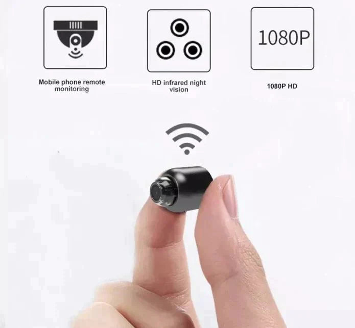 Slim WiFi bezpečnostní kamera s nočním viděním pro domácí dohled