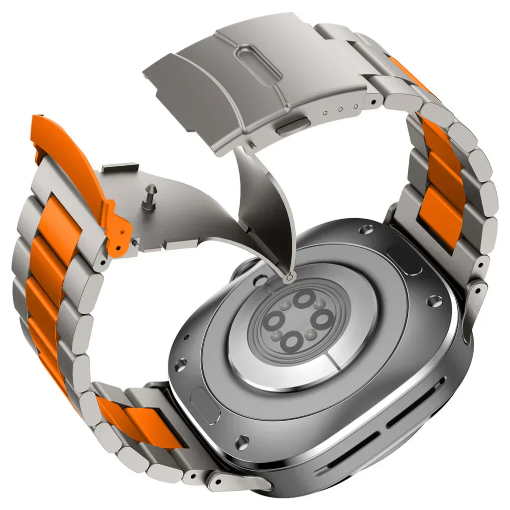 Bracelet en titane T02 pour montres, léger et durable