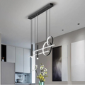 MadinaGlow LED Chandelier In Black Metal Finish An Elegant Accent For Living And Dining Rooms