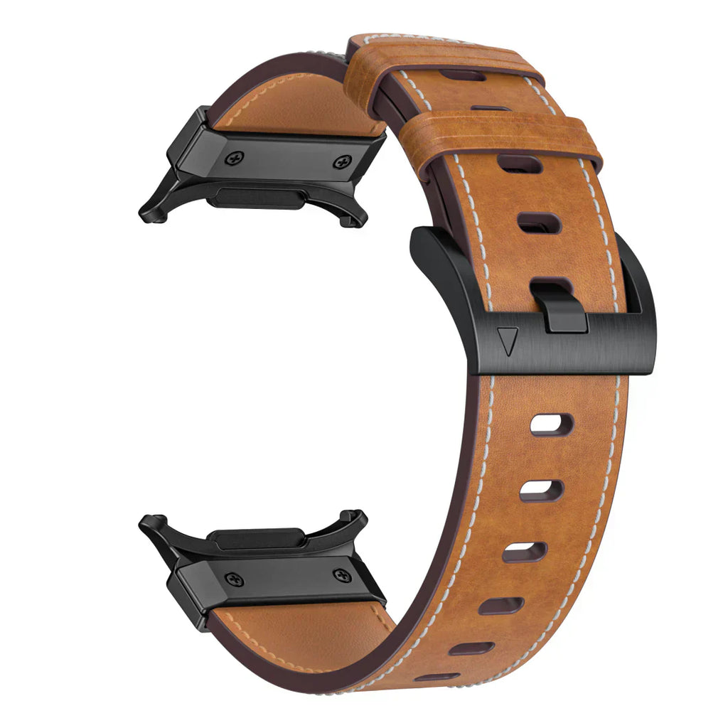 Kožený taktický řemínek kompatibilní se Samsung Galaxy Watch Ultra