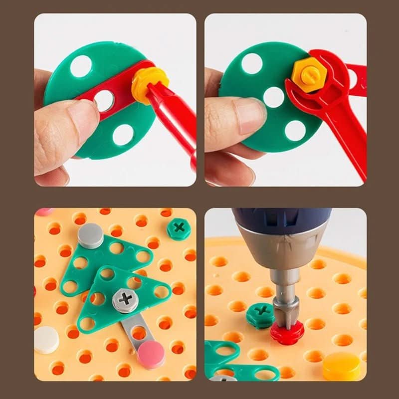 BuildSpark Creative Construction Toy With Mini Drill For Children Aged 6 And Up