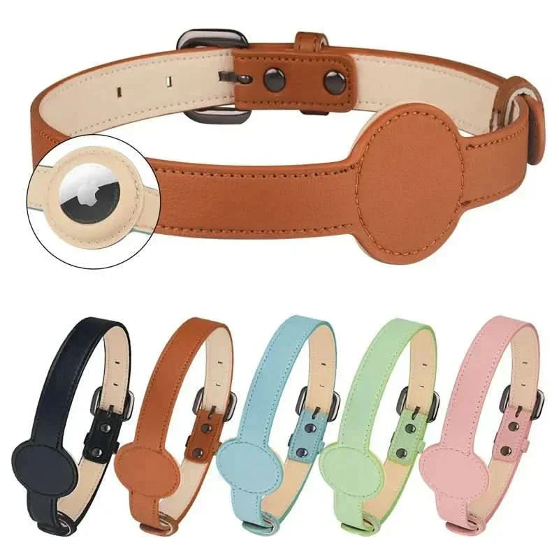 PawGuard Collar With Integrated AirTag Holder for Safety and Style