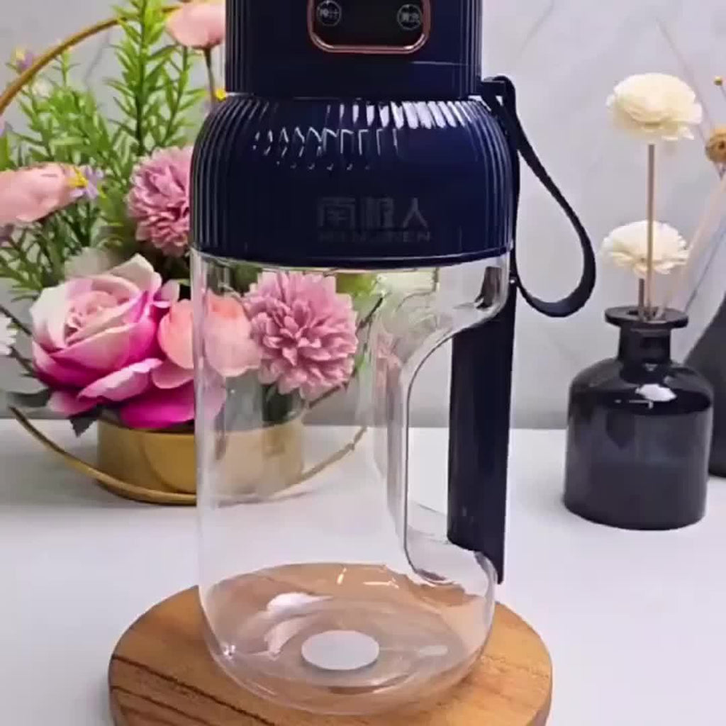 Vylepšený přenosný mixér na čerstvé nápoje