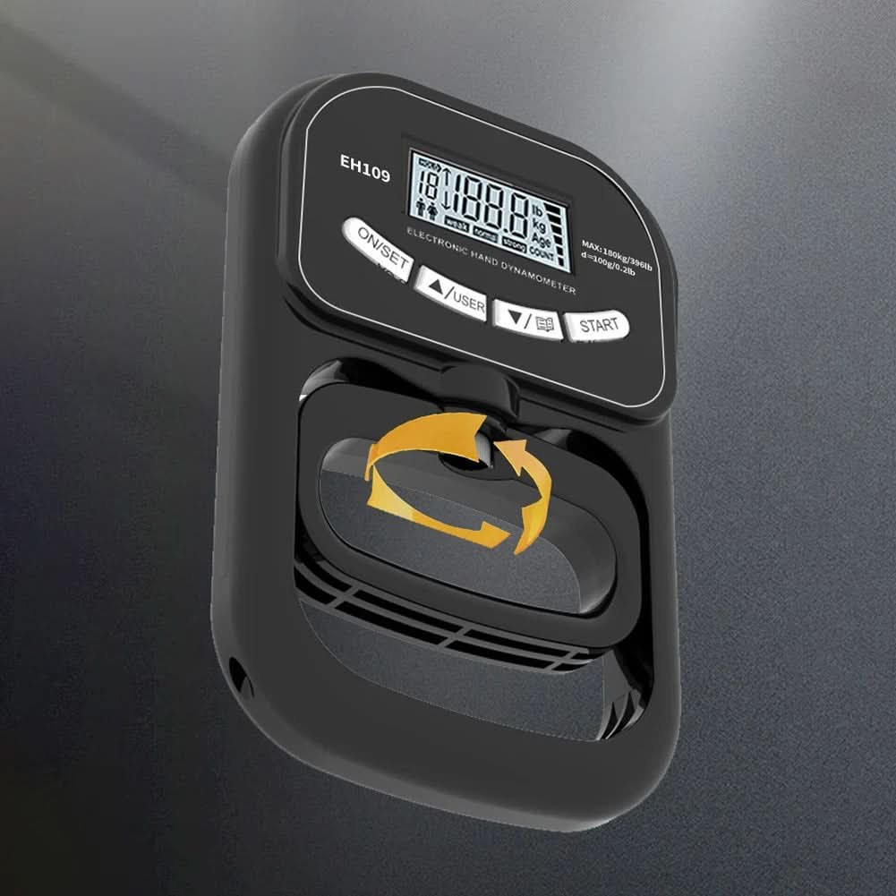 GripFlex Digital Handheld Grip Force Meter Up to 120 Kg