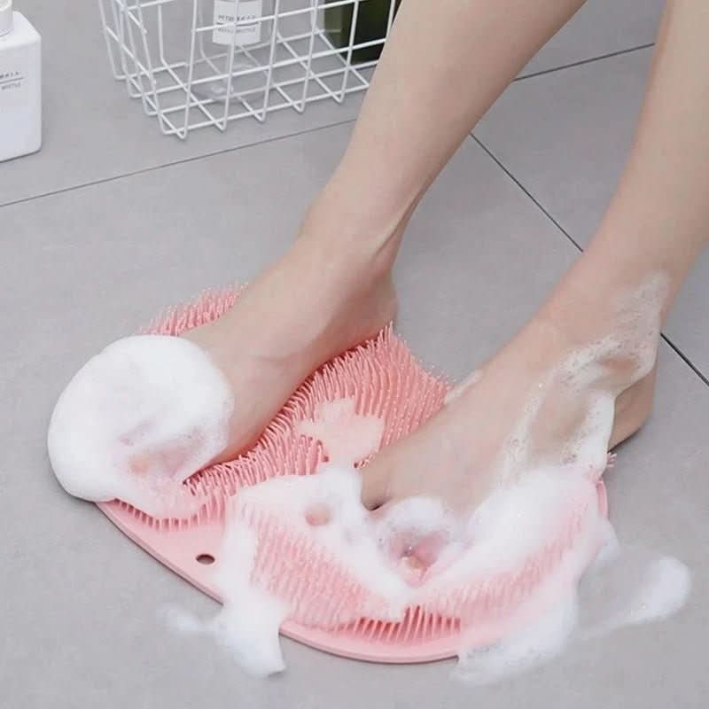 AquaPulse Kartáč na nohy a záda pro exfoliaci a čištění s přísavkami