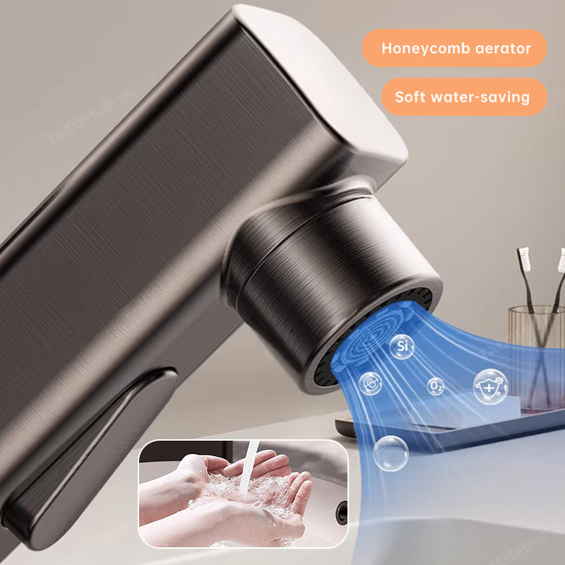 Robinet d'évier à trois modes avec douchette extractible