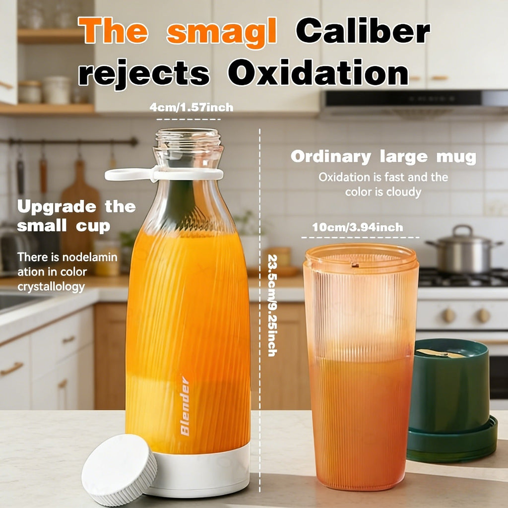 Bärbar uppladdningsbar juiceblender för resedrycker
