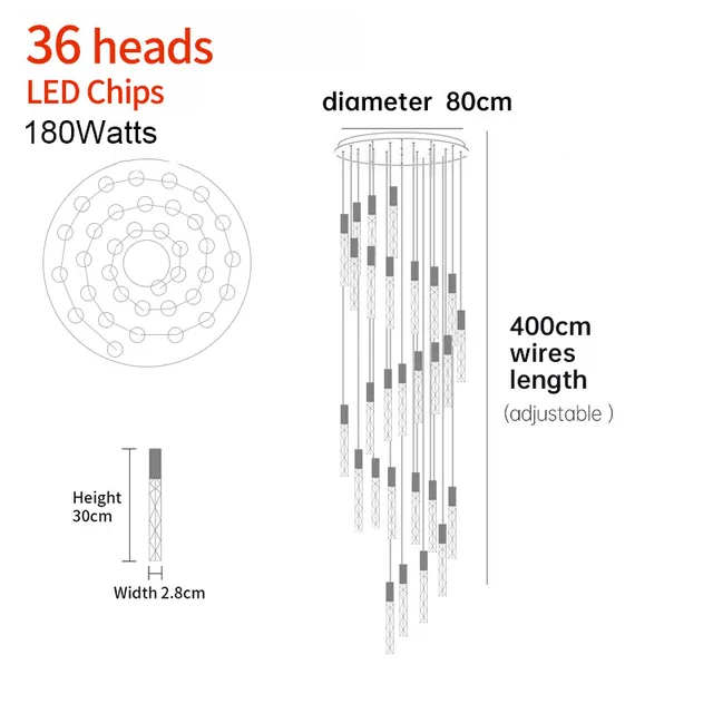 Aurelia Spiral Loftlampe Elegant Loftlampe til Gange