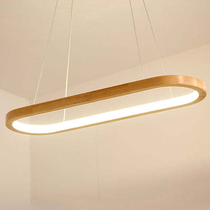 NovaHaus Lunara Modern Pendant Lamp In Metal And Wood For Contemporary Interiors