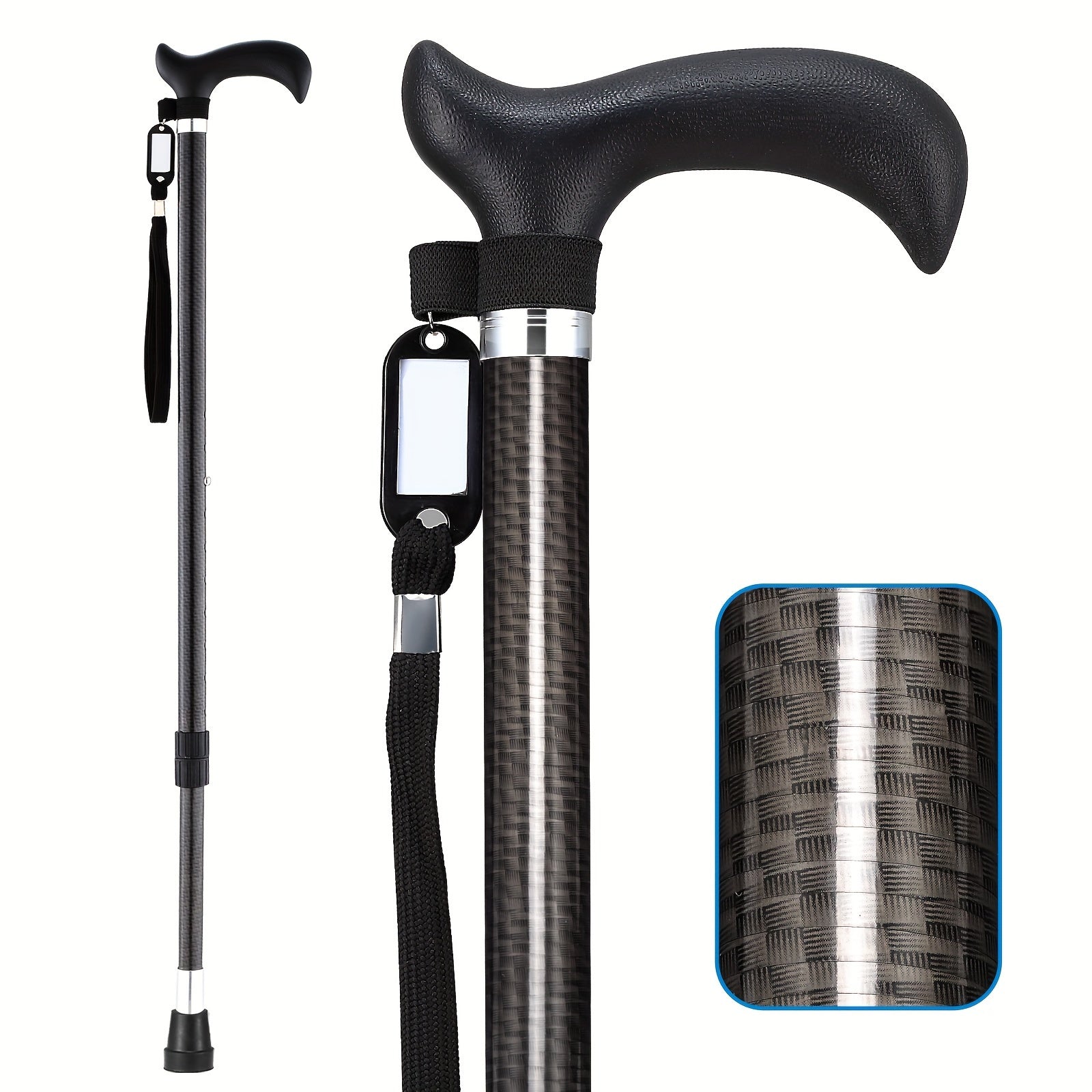 عصا المشي AeroStride Carbon – خفيفة الوزن للغاية وقابلة لتعديل الطول
