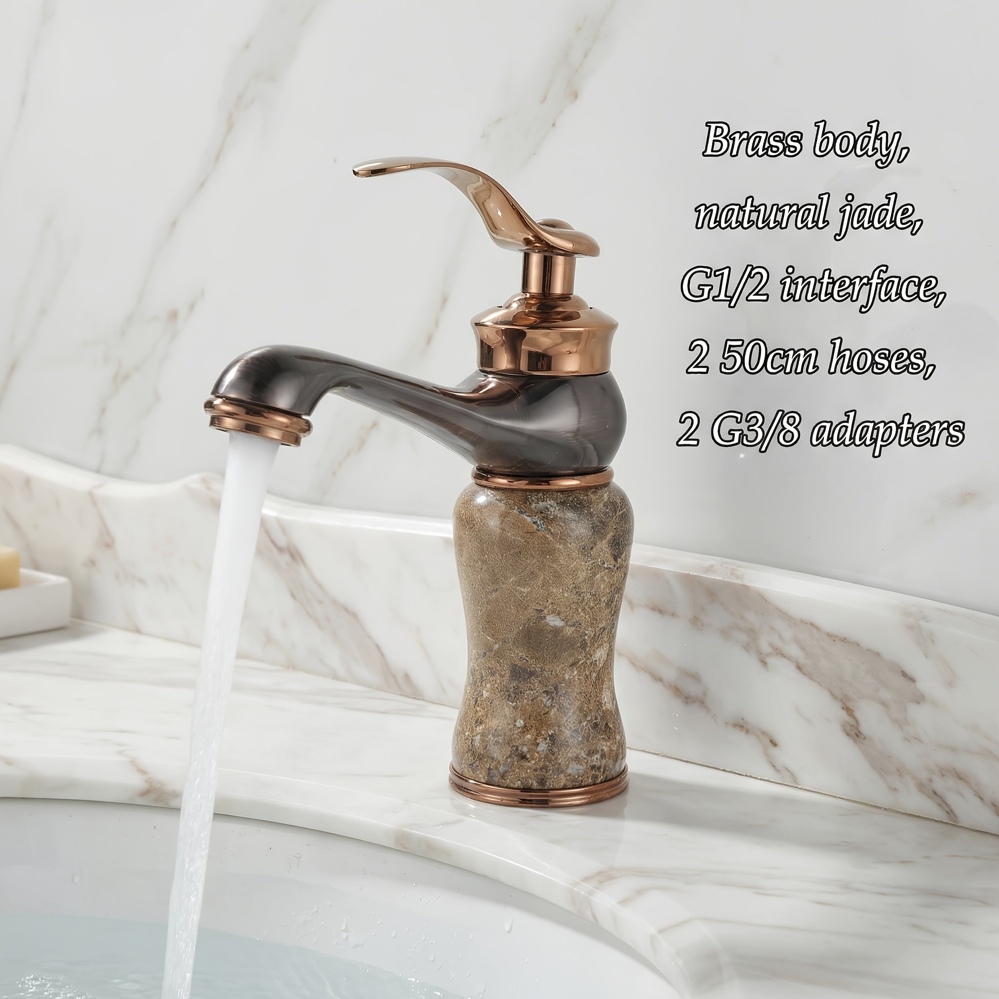 Rubinetto per lavabo in stile marmo europeo