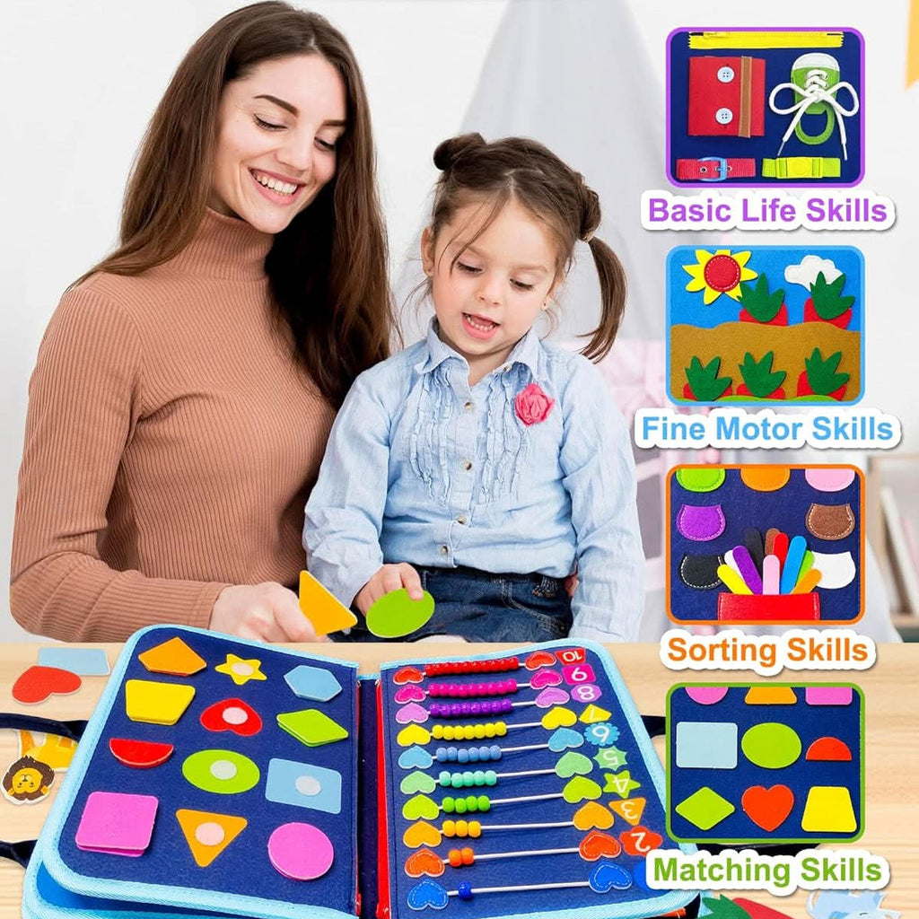 BrightPath Activity Board For Babies 6 Months And Up: Motor Skills, Playful Learning