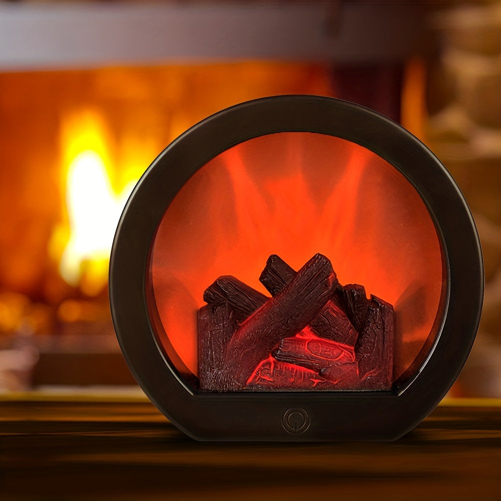 Vintage Flame Lamp for Cozy Indoor Ambience