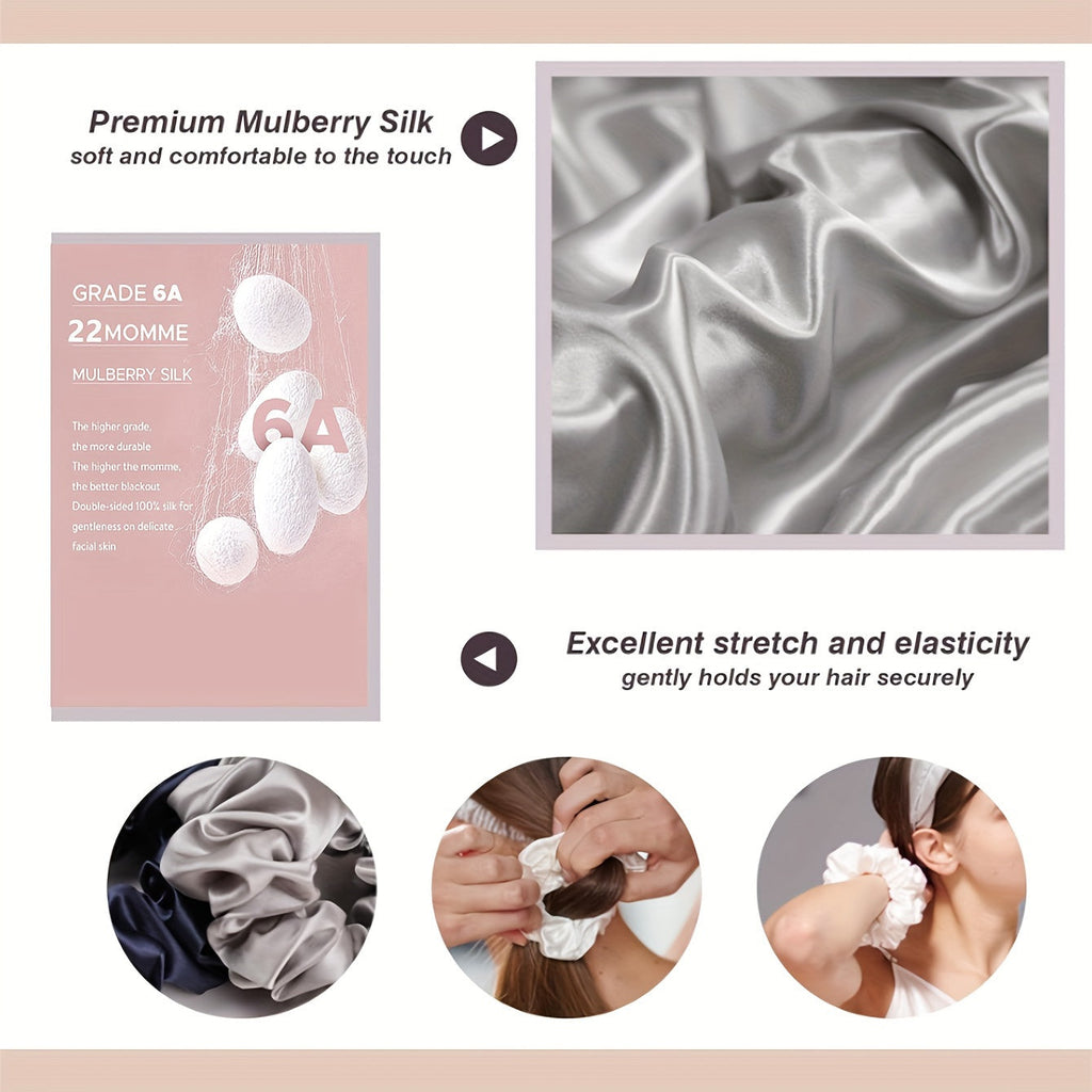 Confezione da 6 elastici minimalisti per capelli per lo styling quotidiano