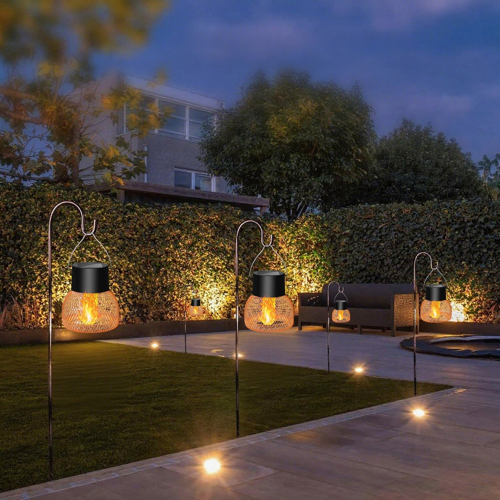 Flame Pendant Garden Lights