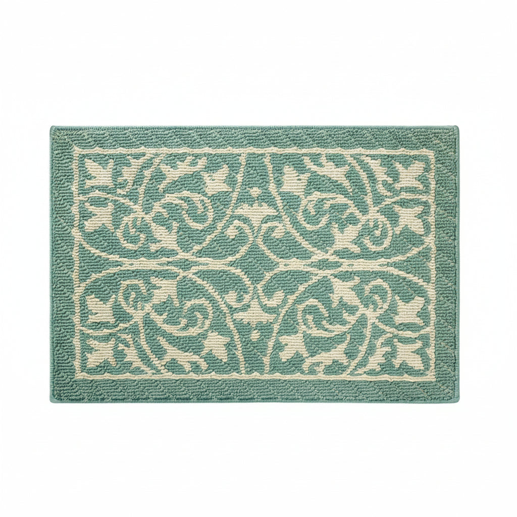 Low profile non-slip indoor entryway mat for clean and safe floors