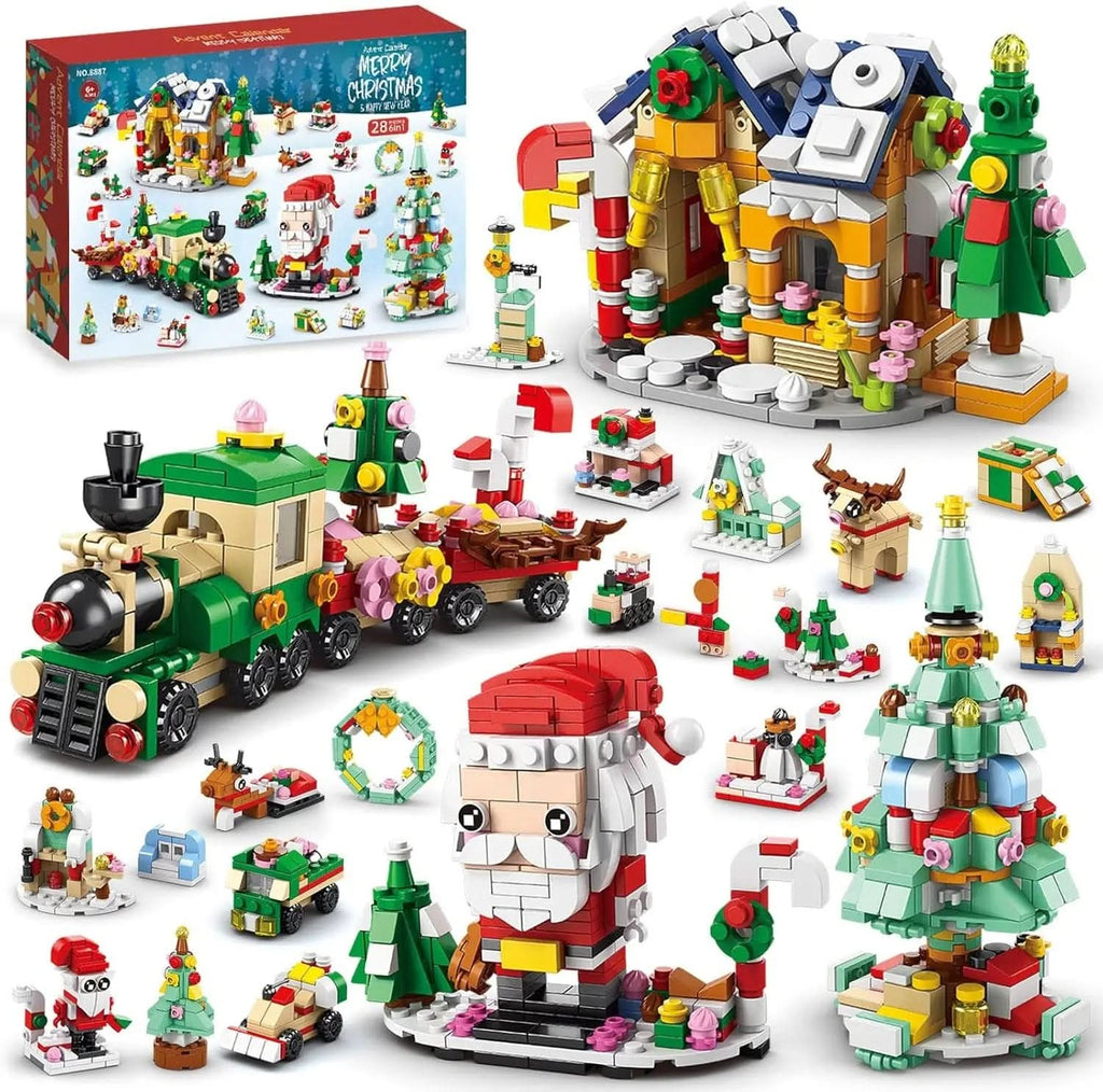 Set creativo di costruzioni BrightBuild Studio per Natale, per bambini dai 6 anni in su