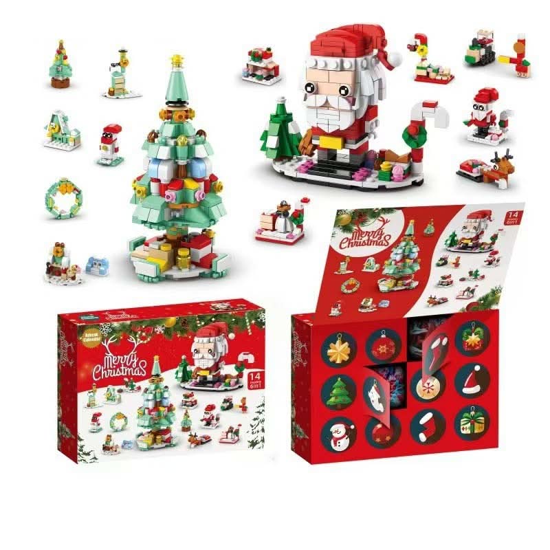 Set creativo di costruzioni BrightBuild Studio per Natale, per bambini dai 6 anni in su