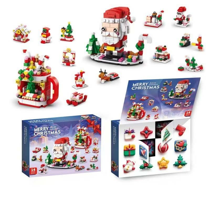 Set creativo di costruzioni BrightBuild Studio per Natale, per bambini dai 6 anni in su