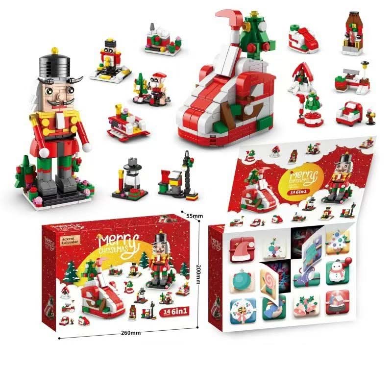 Set creativo di costruzioni BrightBuild Studio per Natale, per bambini dai 6 anni in su